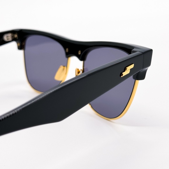 NEW BOTTEGA VENETA BV1003S 001 SQUARE BLACK GREY UNISEX SUNGLASSES - Picture 6 of 9